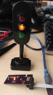 Small toy traffic light now wifi-controlled